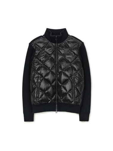 African Logo Quilted Down Jacket Black - DUVETICA - BALAAN 1