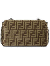 Baguette Chain Medium Shoulder Bag Brown - FENDI - BALAAN 5