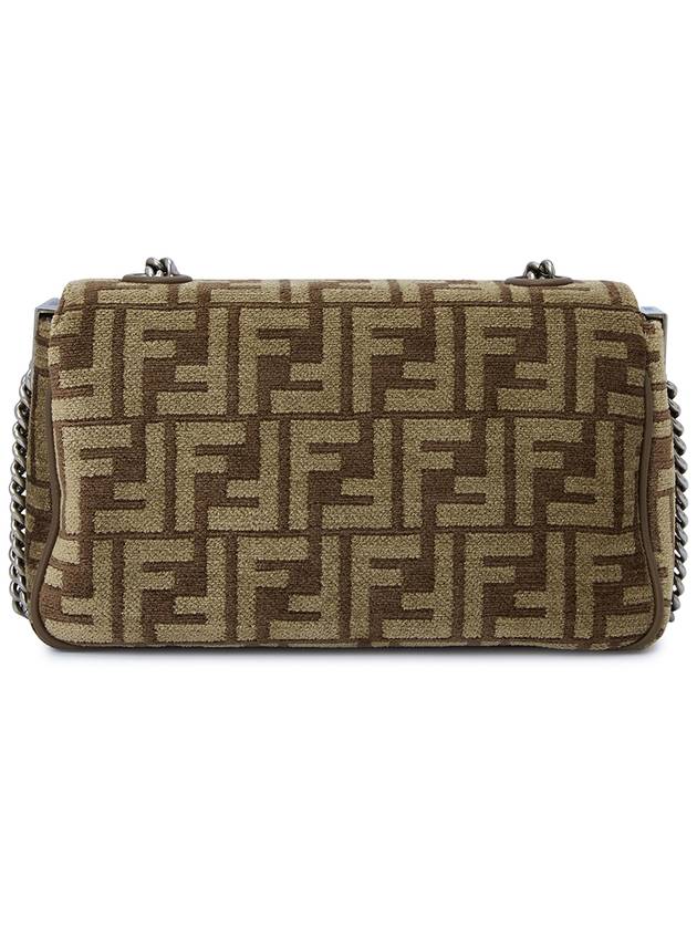 Baguette Chain Medium Shoulder Bag Brown - FENDI - BALAAN 5