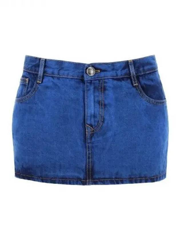 Vivienne Westwood FOAM mini denim skirt - VIVIENNE WESTWOOD - BALAAN 1