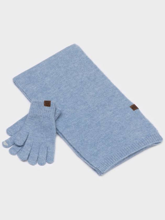 CANDY Gloves Muffler Set SKY BLUE - RECLOW - BALAAN 2