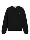 Triomphe crew neck wool cashmere knit top black - CELINE - BALAAN 1