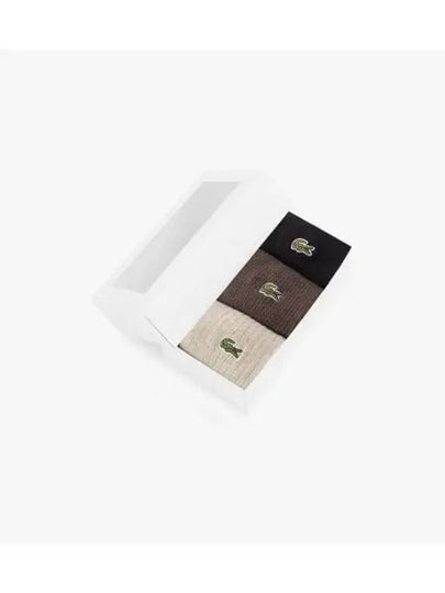 Men s Solid Gentleman Socks Bundle Brown - LACOSTE - BALAAN 2