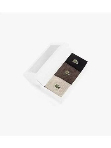 Men s Solid Gentleman Socks Bundle Brown - LACOSTE - BALAAN 1