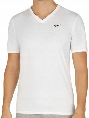 01BV0543100Mini Wooshi Vneck TshirtWhite - NIKE - BALAAN 1