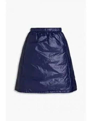 Down Midi Padding A-Line Skirt Navy - JIL SANDER - BALAAN 1