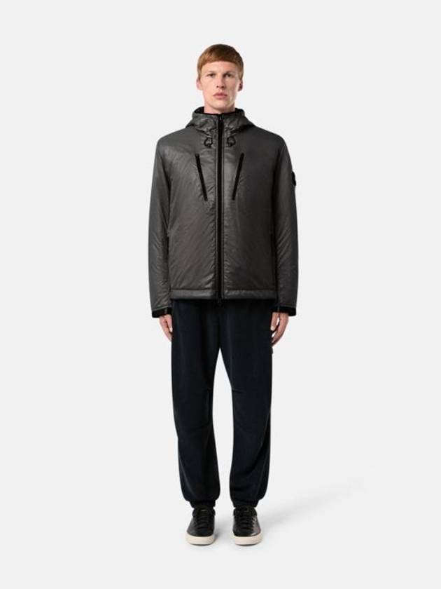 Q0425 Pertex Quantum Light Packable Blouson Hooded Jacket Black - STONE ISLAND - BALAAN 3