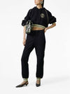 Cotton Jersey Track Pants Black - GUCCI - BALAAN 5