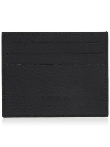 MM6 Stitch Card Wallet Black - MAISON MARGIELA - BALAAN 1