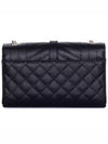 Quilted Envelope Small Shoulder Bag Black - SAINT LAURENT - BALAAN 5