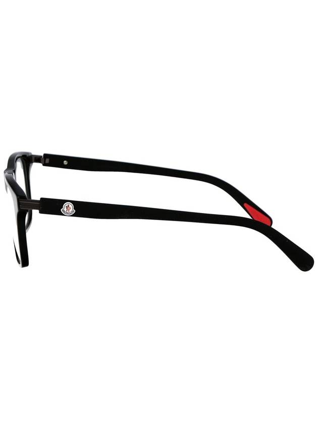 Rectangle Acetate Eyeglasses Black - MONCLER - BALAAN 4