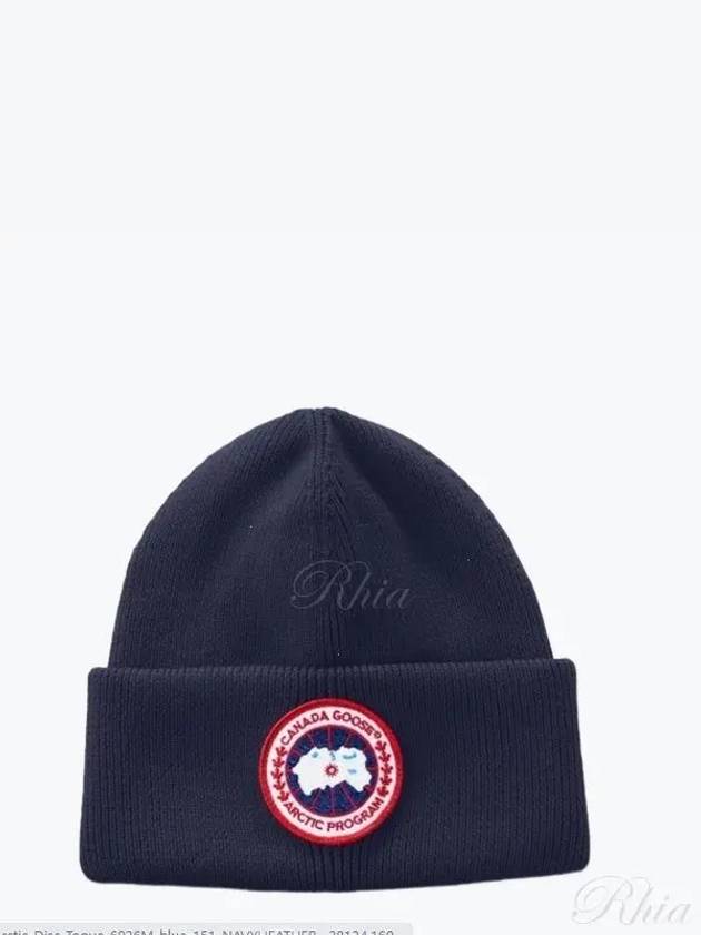 Arctic Disc Torque Wool Beanie Navy - CANADA GOOSE - BALAAN 2