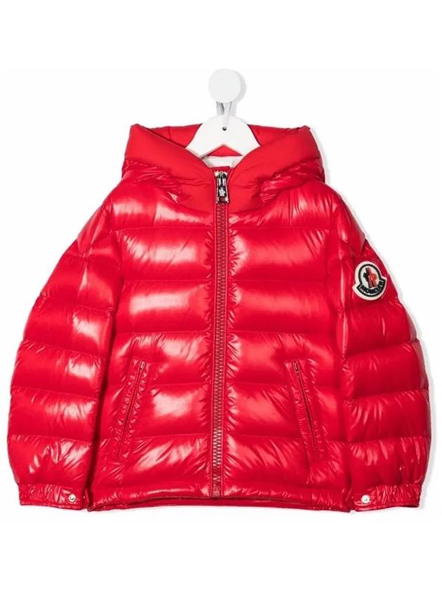 Kids Hooded Padded Jacket Red 1A52H 20 68950 455 - MONCLER - BALAAN 2