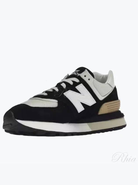 574 Legacy Low Top Sneakers Black Angora - NEW BALANCE - BALAAN 2