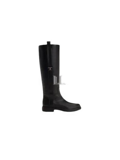 Leather Long Boots Black - TOD'S - BALAAN 2