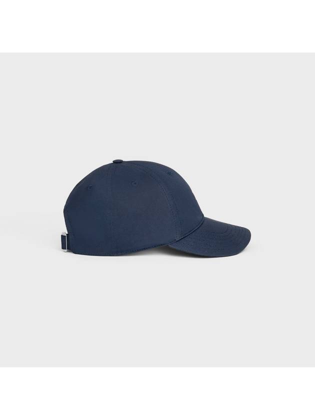 Eyewear Triomphe Embroidered Cotton Ball Cap Navy - CELINE - BALAAN 3