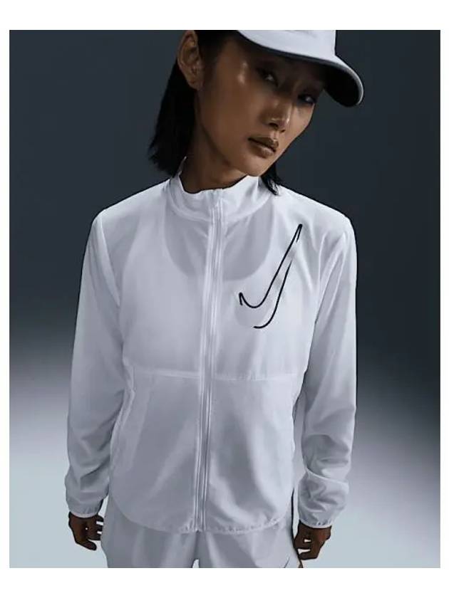 Swoosh Dri-Fit Track Jacket White - NIKE - BALAAN 2