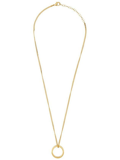 Numeric Minimal Signature Pendant Ring Necklace Gold - MAISON MARGIELA - BALAAN 2