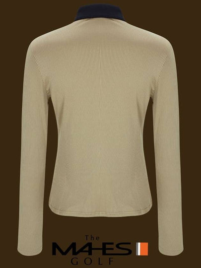 Long Sleeve T-Shirt Essential Gold Edition Signature Collar T-Shirt GT60561 - MAHES - BALAAN 2