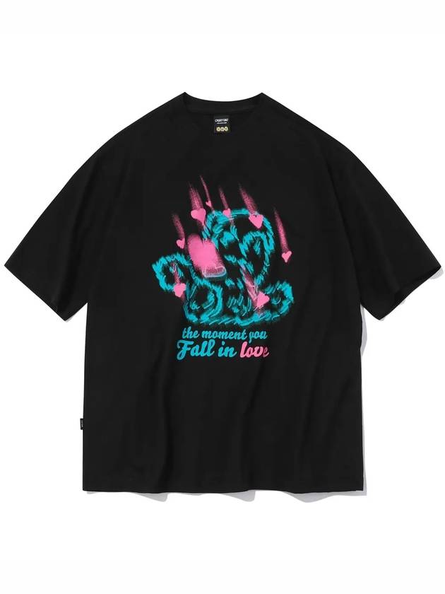 Heart Bang Puppy Short Sleeve T Shirt Black - CPGN STUDIO - BALAAN 3