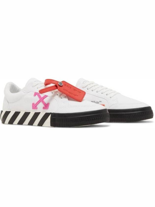 Vulcanized Low Top Sneakers White Fuchsia - OFF WHITE - BALAAN 4