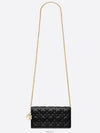 Lady Cannage Lambskin Chain Pouch Bag Black - DIOR - BALAAN 7