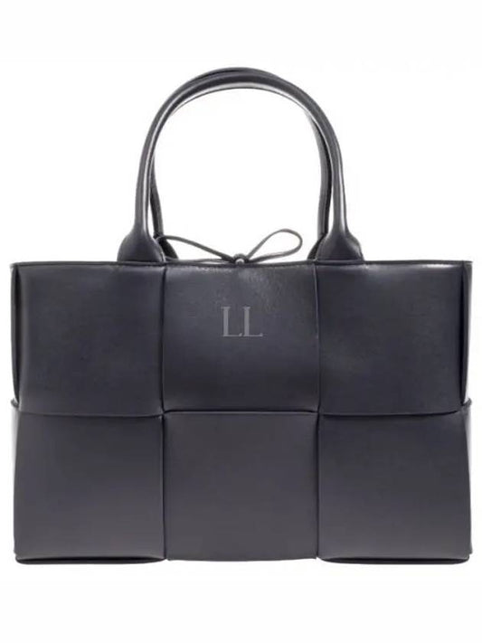 Arco Intrecciato Small Tote Bag Black - BOTTEGA VENETA - BALAAN 2