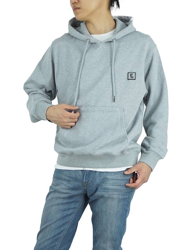 Back logo cotton hood gray - WOOYOUNGMI - BALAAN 4