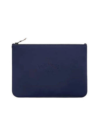 Neobain Medium Clutch Bag Marine - HERMES - BALAAN 1