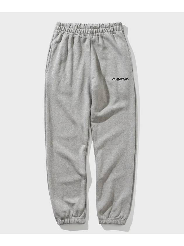 EL Street Artwork Regular Sweatpants Gray - ELIMENO - BALAAN 1