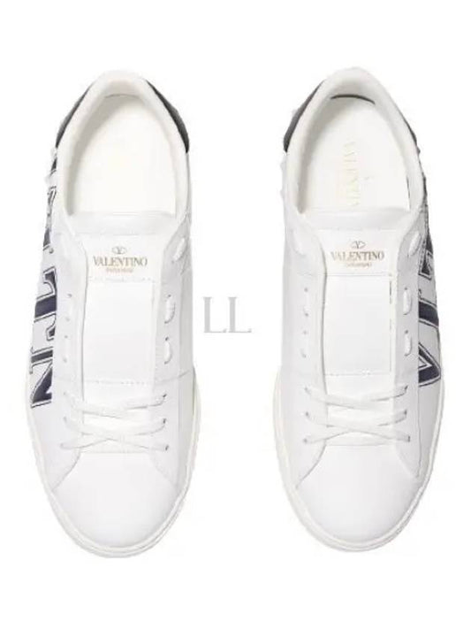 VLTN leather low-top sneakers white - VALENTINO - BALAAN 2