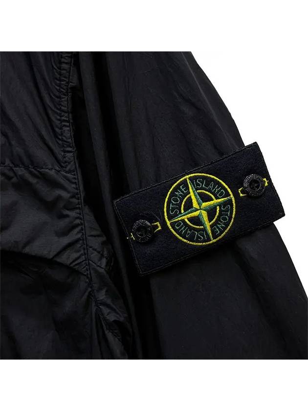 Garment Dyed Crinkle Reps R-Nylon Jacket Black - STONE ISLAND - BALAAN 4