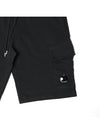 Men's Mid Rise Shorts Black - CP COMPANY - BALAAN.