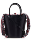 Box Calfskin Leather Bucket Bag Brown - THOM BROWNE - BALAAN 4