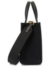 Mini G-Tote Shopping Bag In Canvas Black - GIVENCHY - BALAAN 4