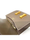 Women's Constance Slim Card Wallet Brown - HERMES - BALAAN 5