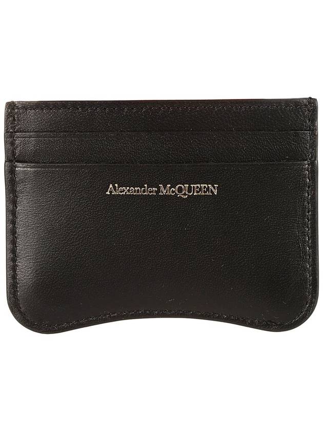 The Seal Card Wallet Black - ALEXANDER MCQUEEN - BALAAN 2