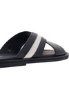 Jabil Stripe Detail Slippers 60266724044 F000 Black - BALLY - BALAAN 11