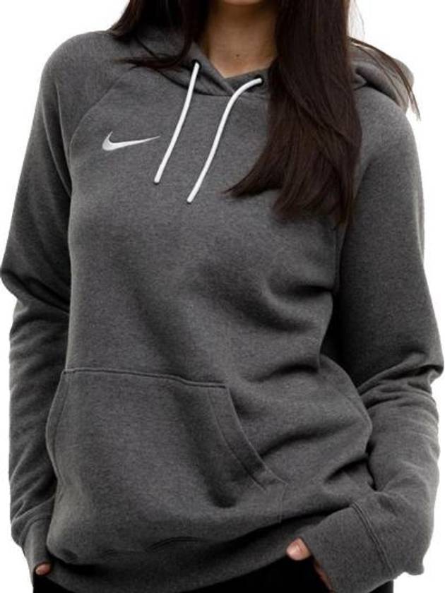 Women's Fleece Park 20 Pullover Hoodie Grey - NIKE - BALAAN 2