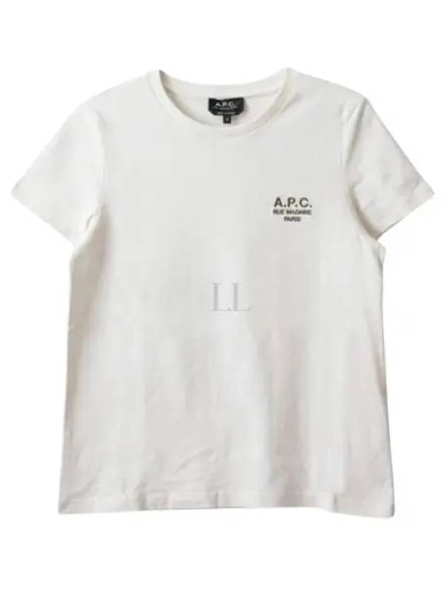 New Denise Logo Short Sleeve T-Shirt White - A.P.C. - BALAAN 2