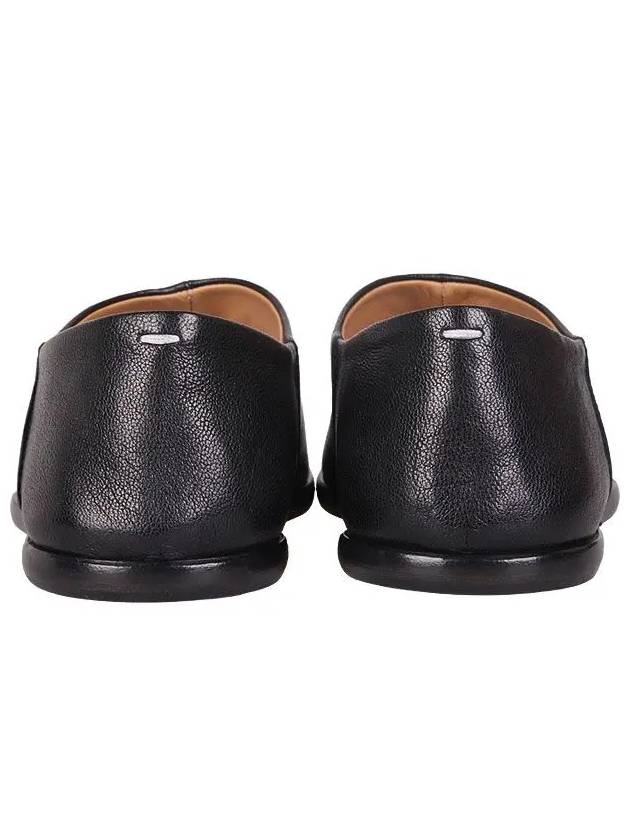 Tabi Babouche Leather Slippers Black - MAISON MARGIELA - BALAAN 4