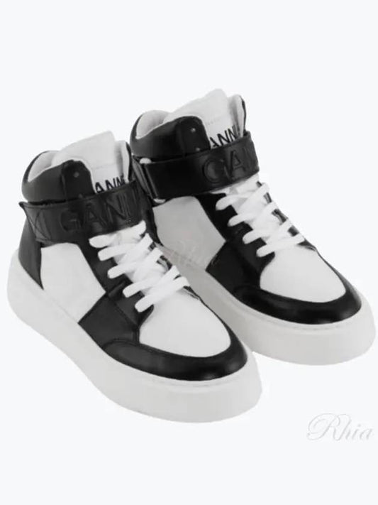 Sporty Mix High Top Sneakers - GANNI - BALAAN 2