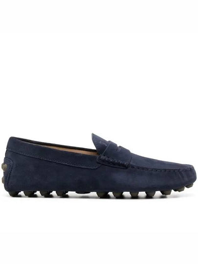 Gommino Bubble Suede Driving Shoes Navy - TOD'S - BALAAN 2