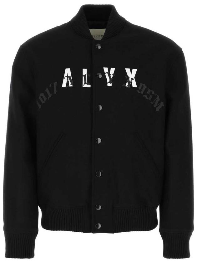 Casual Logo Bomber Jacket Black - 1017 ALYX 9SM - BALAAN 2