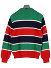 Logo Striped Cotton Wool Knit Sweater 736021 XKC2L 6072 - GUCCI - BALAAN 2