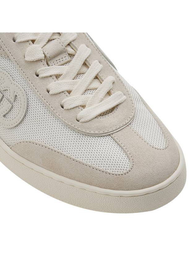 Interlocking G Suede Low-Top Sneakers White - GUCCI - BALAAN 10