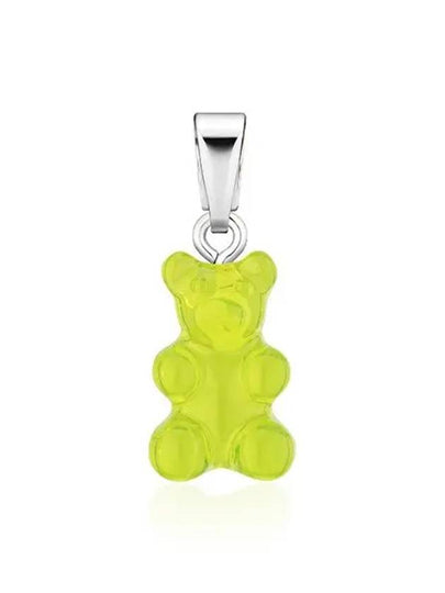 Nostalgia Bear Classic Connector Silver Pendant Lime - CRYSTAL HAZE - BALAAN 2