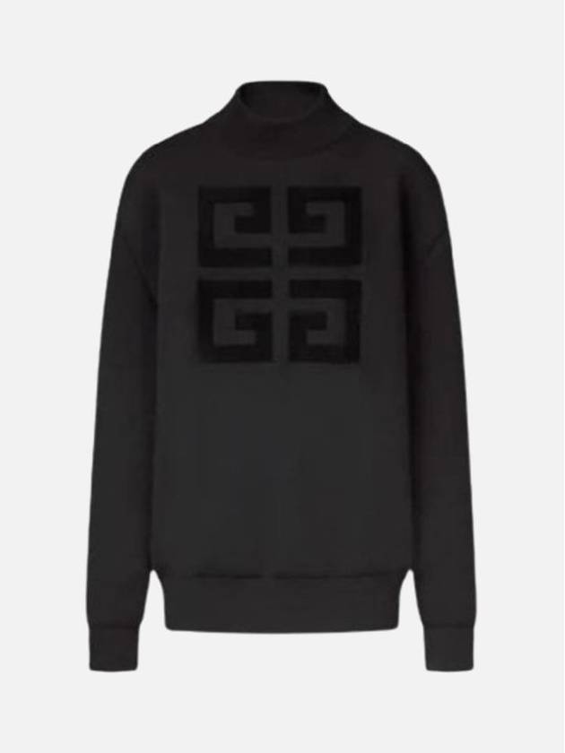 Women's Logo Sweatshirt Black - GIVENCHY - BALAAN 1