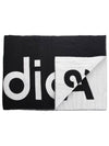 Big Logo Scarf White Black - ACNE STUDIOS - BALAAN 1