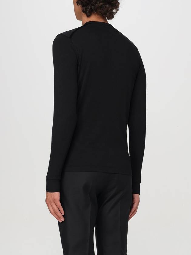 T-shirt Tom Ford in misto lyocell a costine - TOM FORD - BALAAN 3